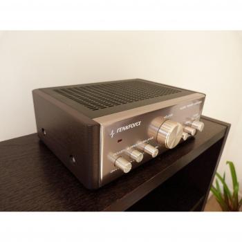 Renkforce E-SA9 Mini-Verstärker, Stereoverstärker, Braun, Grau