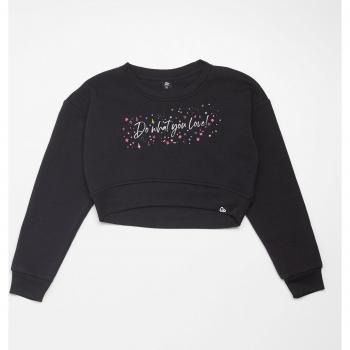 Sweat Noir Up Basic Fille 14