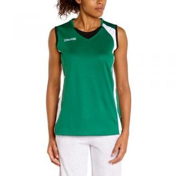 Spalding Damen 4Her Tank Top XL – Kombi-Grün-Weiß-Schwarz