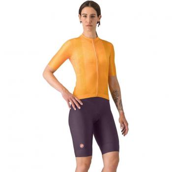 Castelli Prima 2 DT Trägerhose für Frauen M Schwarz/Violett