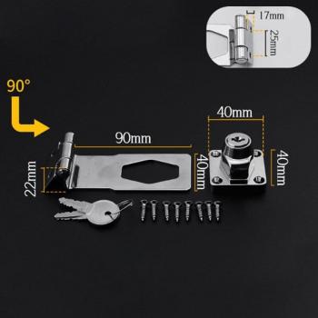 Twist Knob Lock for Counter Cabinets