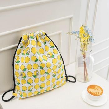 Girls' Portable Drawstring Shopping Bag