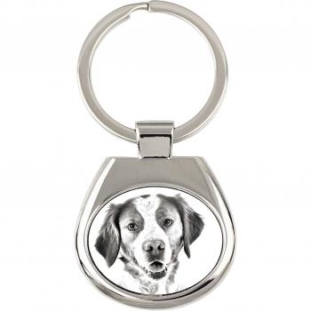 Custom Brittany Spaniel Keychain