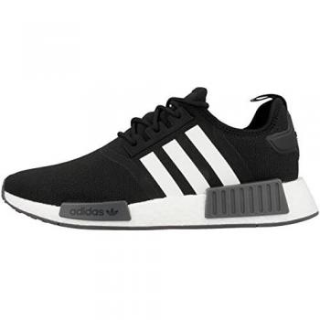 Adidas NMD R1 Shoes Black / White / Grey Five