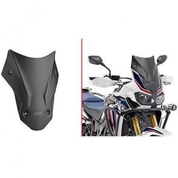 Bulle Moto Givi D1144BO pour Honda Crf 1000l Africa Twin (2016 à 2019) / Adventure Sports (18 à 19) noir-mat