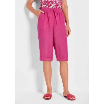 Carla Bermuda en Lin Fuchsia, Taille 22 – Goldner