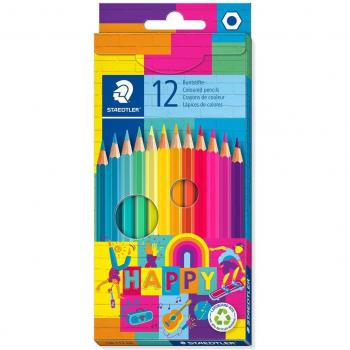 Buntstifte Happy von STAEDTLER 10 Stück unsortiert