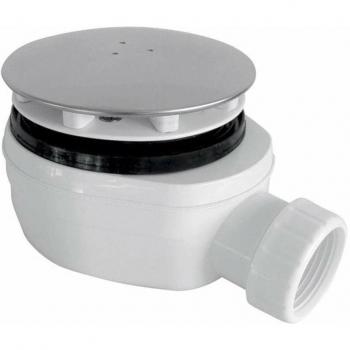 Siphon basse hauteur receveur 90 mm PB90EXN chromé