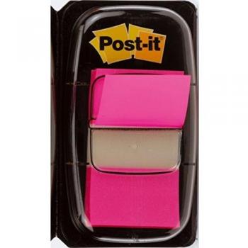 Post-it Index Flags 50 per Pack 25mm Bright Pink