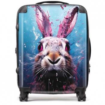 WRT Rabbit Face Splashart Travel Case