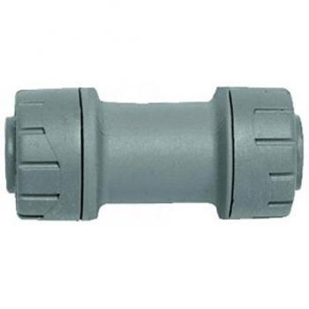Polyplumb Grey 28 mm Straight Coupler – PB028