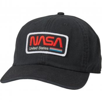 Cappellino con visiera Hepcat NASA American Needle, nero/rosso/bianco, taglia unica