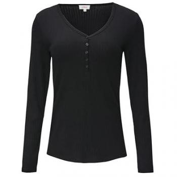 S.Oliver Baumwoll-Mix Langarmshirt