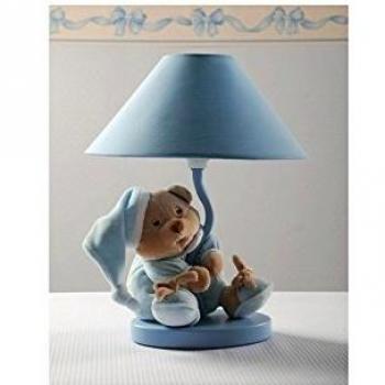 Lampada Nanan Azzurra Abat Jour 38 cm