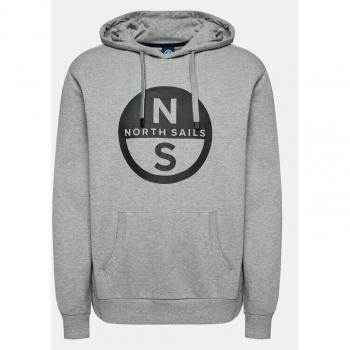 North Sails Hoodie Basic Logo Grey Melange S