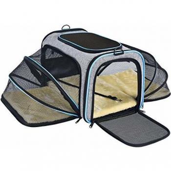 OMORC Foldable Dual‑Side Pet Carrier
