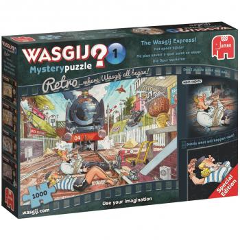 Wasgij Retro Mystery 1 – Jumbo 1000-Teile-Spurverlust-Puzzle
