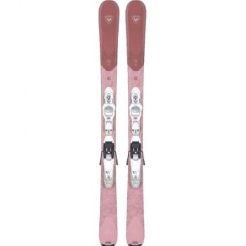 Kid‑X 4 Binding Set for Rossignol Experience Pro W Kids Skis (Pink, 21/22)