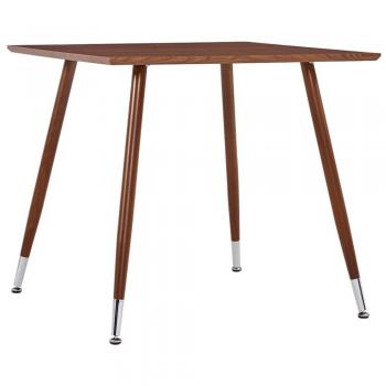 Blagovaonski Stol MDF Smeđi 80,5 x 80,5 x 73 cm