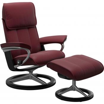 Relaxsessel STRESSLESS Admiral – B:84 cm H:100 cm T:73 cm, Leder BATICK (M)