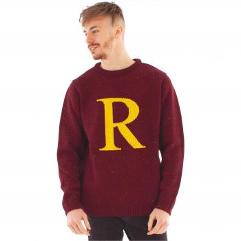 Pull Rouge Ron Weasley pour les Fêtes