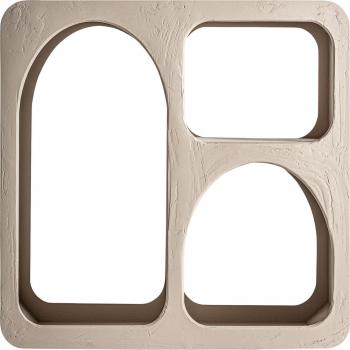 Structure bibliographique Kodu, bois de mangue brun clair 80×35×80 cm