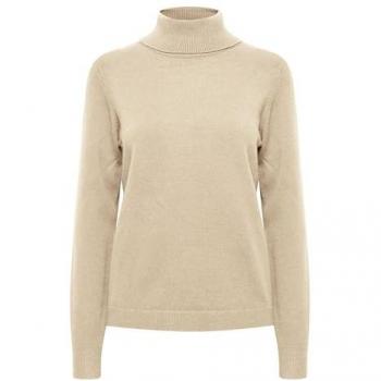 Robe col rond b.young Manina – Version ciment mélangé