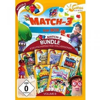Match-3-6er Box Volume 7 und 8 = 12 Vollversionen
