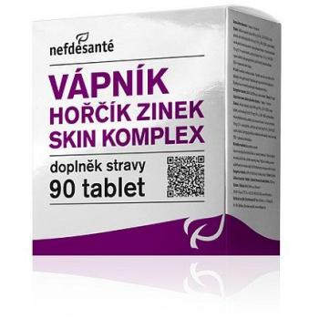 Nefdesanté Vápník Hořčík Zinek Skinkomplex Tbl.90