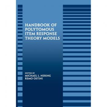 Vitalsource Technologies, Inc. Handbook Of Polytomous Item Response Theory Models