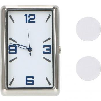 Autocollant voiture avec horloge à quartz double face