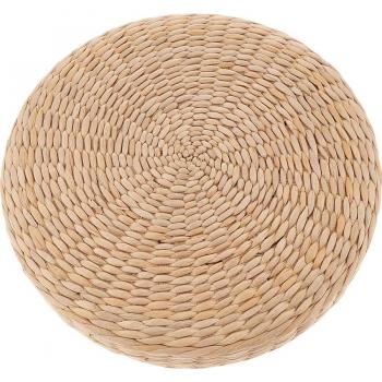 Puf de Paja: Cojín de Meditación 12”