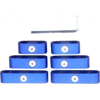 6pcs SBC 350 Spark Plug Wire Looms for 7mm 8mm 9.5mm