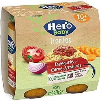 Hero Nanos Espaguetis con carne y verduritas escondidas