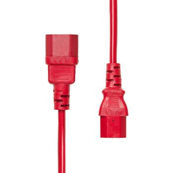 Cable de extensión de 1 metro ProXtend C13 a C14 rojo