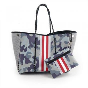 Neoprene Tote with Zipper Pouch