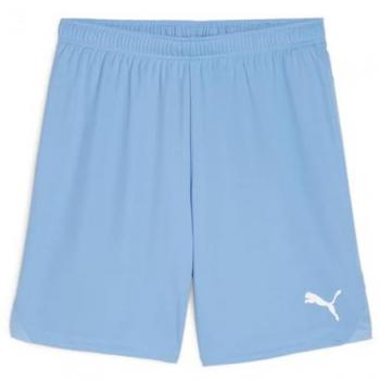 Puma teamGOAL Kinder Sportshorts Blau Weiß 140