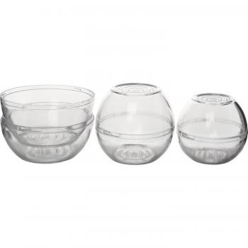 FACKELMANN Frischhaltkugeln Set – Obst/Gemüse, Kunststoff, durchscheinend