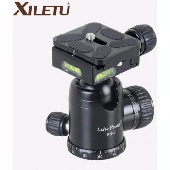 Trípode Aluminio XILETU FB‑0 – Cabezal Panorámico 30 mm, 15 kg