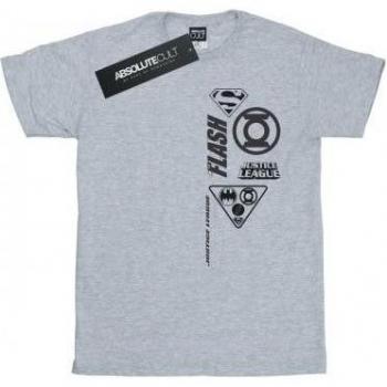Ladies’ DC Comics Justice League Chest Graphic T‑Shirt – Small White