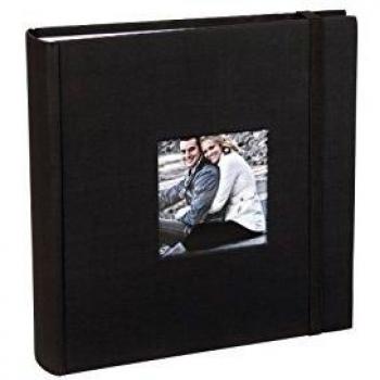 Kenro Black Linen Photo Album for 200 Photos