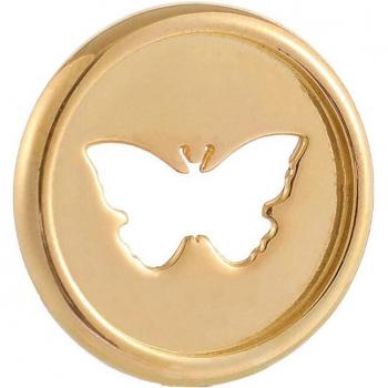 Papillons Or-Argent 28 mm