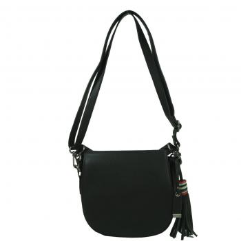 Damenesprit Wendy Sattelhandtasche Schwarz