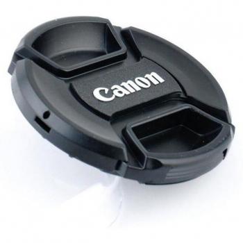 Couvercle d'objectif photographique 58mm avec sangle