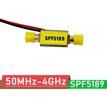 Amplificador de Bajo Ruido SPF5189 50‑4000 MHz, Ganancia Alta