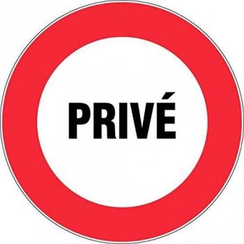 Panneau Privé Blanc