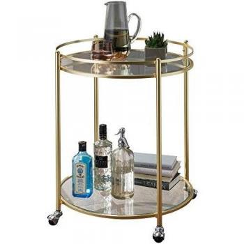 Porta Vivande Wohnling Carrello JAMES Gold Ø 57 cm