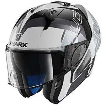 Shark Motorradhelm EVO‑ONE 2 SLASHER WKS XS (Weiß/Schwarz)