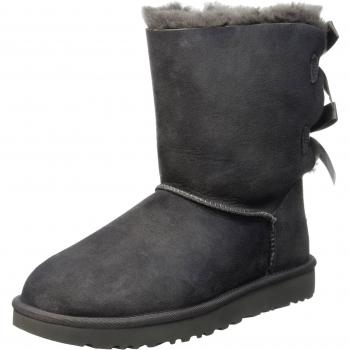 UGG Damen W Bailey Bow II Schlupfstiefel, Grau