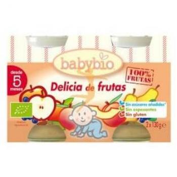 Babybio Delicia de Frutas 2X130g Bio 260 gr